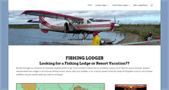 Desktop Screenshot of fishinglodges.net